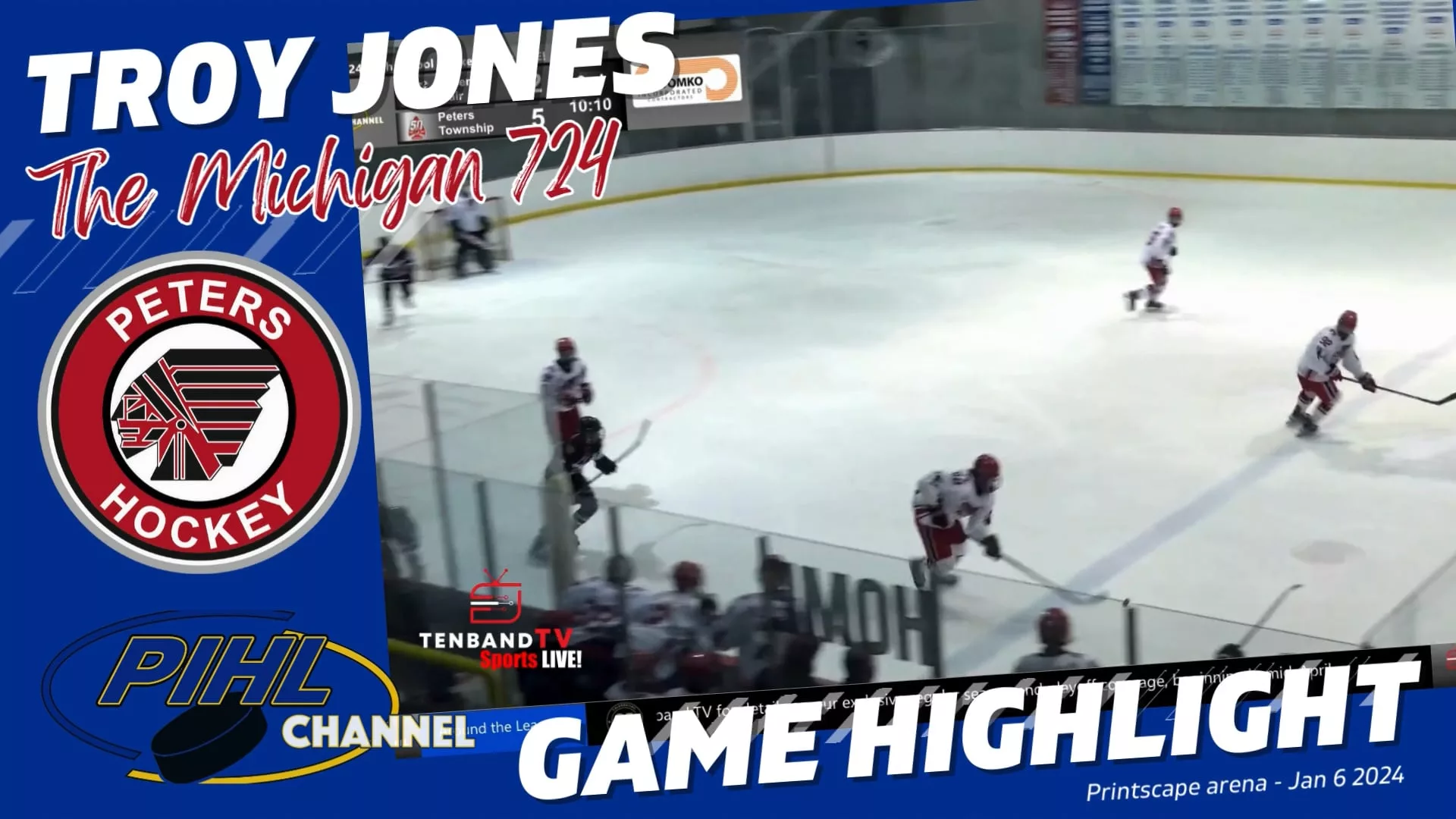 HIGHLIGHTS – Penn Trafford vs. Thomas Jefferson – 2024 PIHL Class AA  Penguins Cup Championship – March 18 2024 - TenbandTV